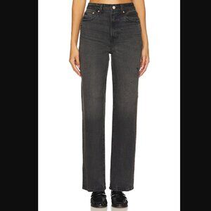 Pistola: Cassie Super High Rise Straight Denim Jeans in Retrograde